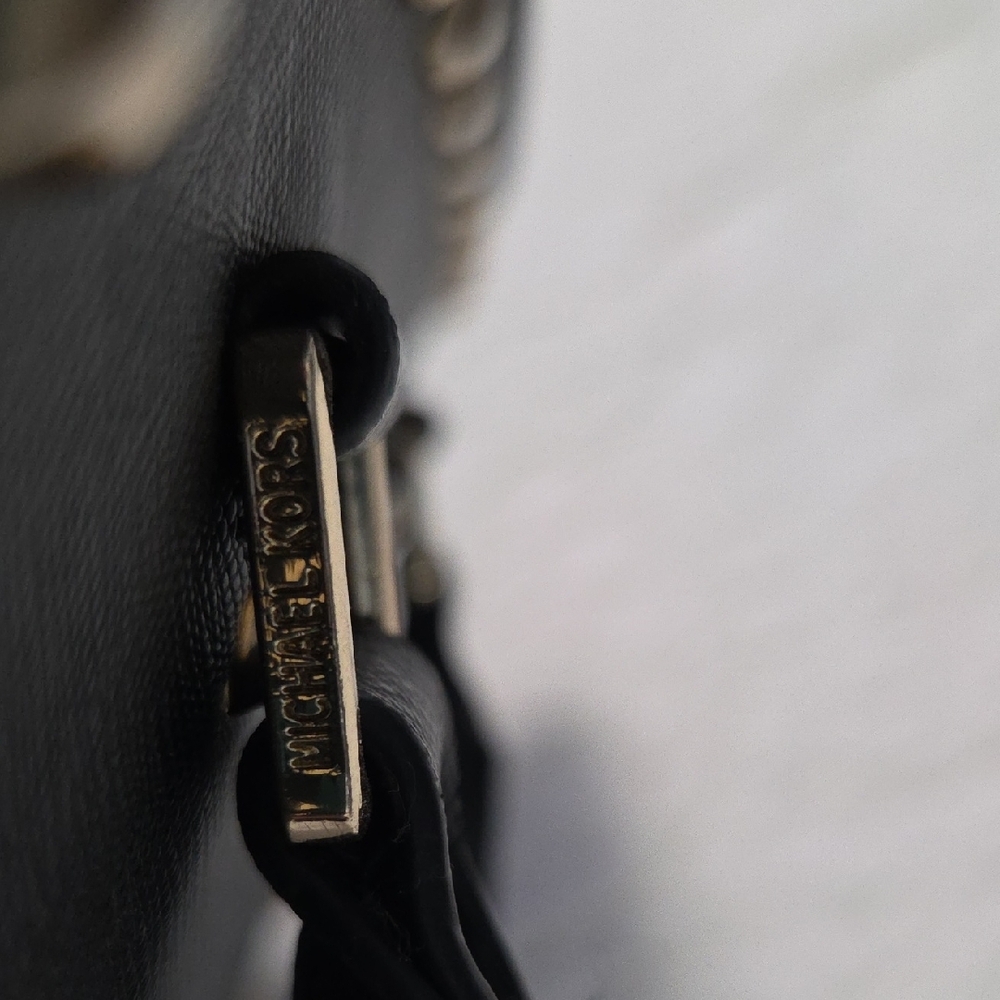 Black Satchel with Gold Studs - Picture 3 of 5